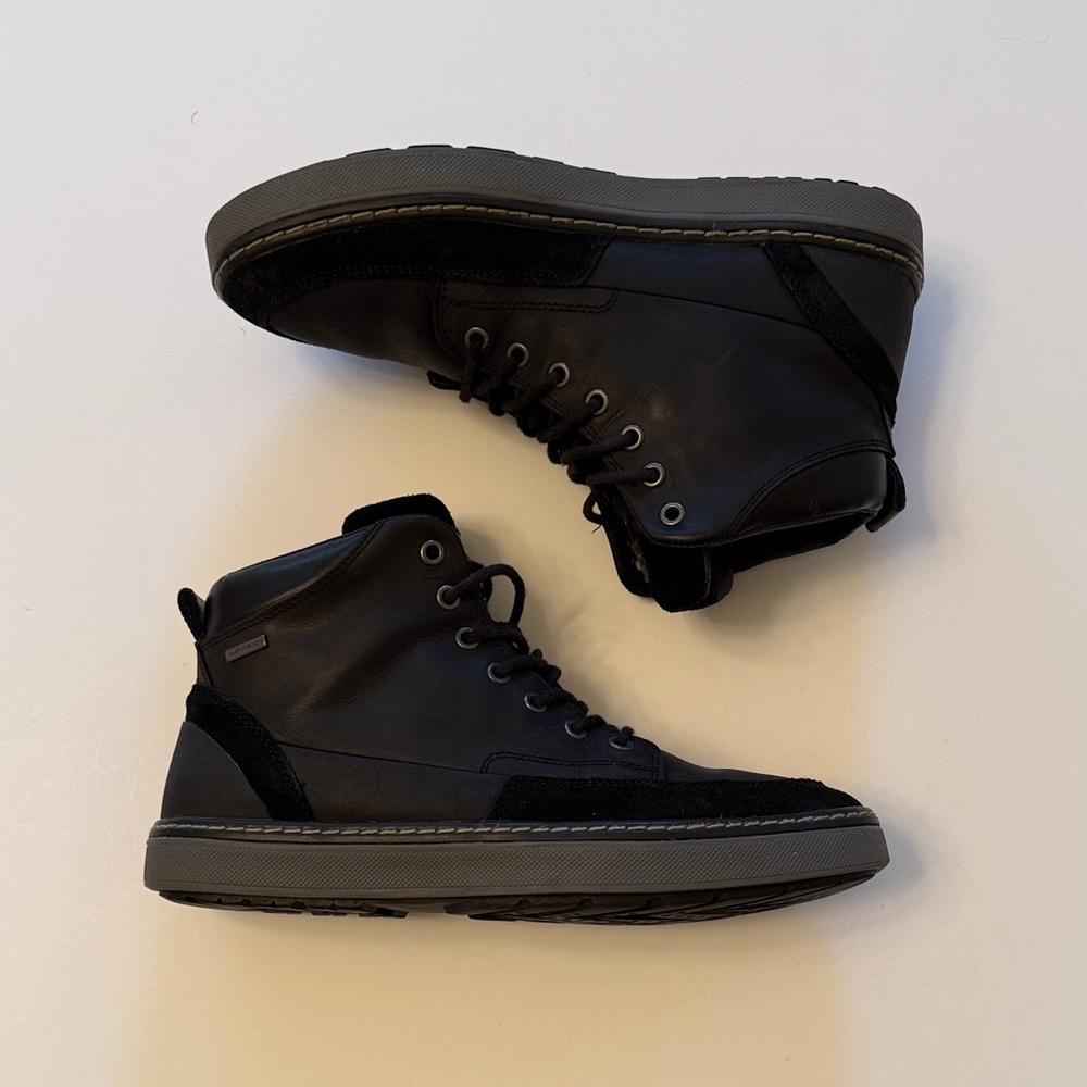 Geox Black High-Top Sneakers